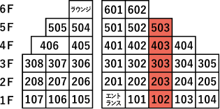 type C 所在階案内図