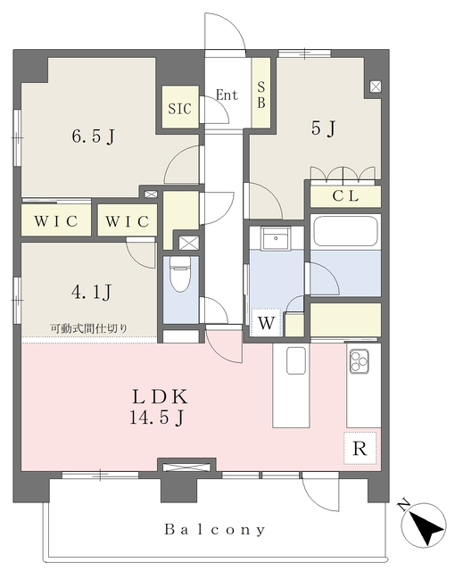 type I 間取り図